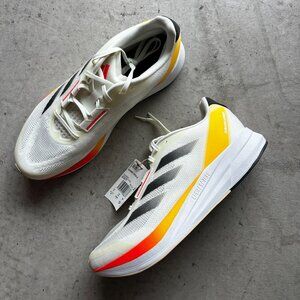 Adidas Duramo Speed Ivory Core Black Solar Red IE5477 Men's 11.5 Running Sneaker